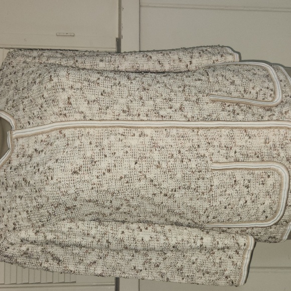 St John Women's Cream Tweed Jacket - Picture 2 of 10